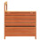 VidaXL vidaXL Garden Armrest Sofa with Side Table Couch Wax Brown Solid Wood Pine 5