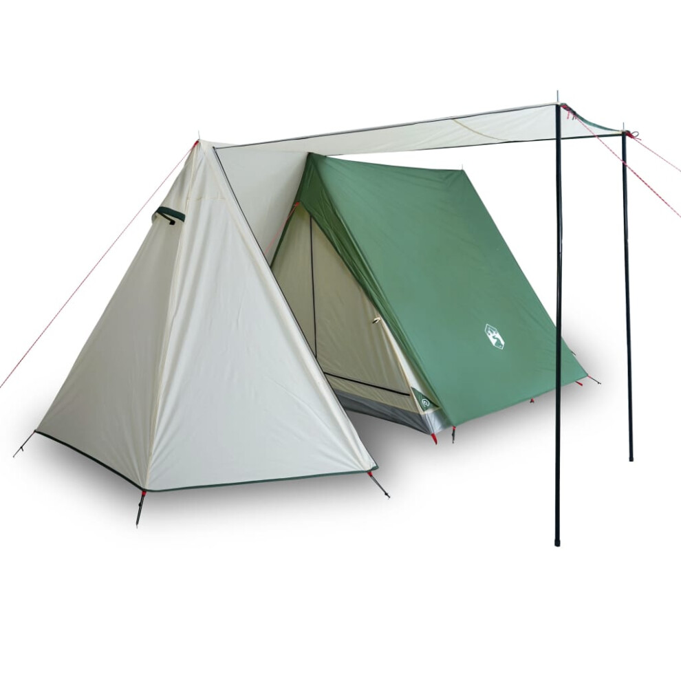 vidaXL Camping Tent 3 Persons Dome Tent Lightweight Tent Green 185T Taffeta