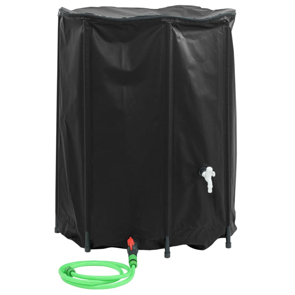 vidaXL Water Tank with Tap Foldable Water Container Water Storage 750 L PVC