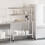 VidaXL vidaXL Kitchen Work Table with Overshelf Prep Catering Table Stainless Steel 3
