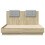 VidaXL vidaXL Bed Frame with Headboard and LED Lights Bed Sonoma Oak Small Double 6