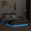 VidaXL vidaXL Bed Frame with Headboard and LED Lights Bed Sonoma Oak Small Double 5