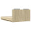 VidaXL vidaXL Bed Frame with Headboard and LED Lights Bed Sonoma Oak Small Double 8