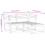 VidaXL vidaXL Garden Sofa Set 3 Piece Outdoor Sofa Set Corner Sofa Solid Wood Pine 7