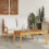 VidaXL vidaXL Garden Dining Table Coffee Table Outdoor Dining Table Solid Wood Acacia 3
