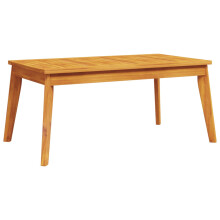 vidaXL Garden Dining Table Coffee Table Outdoor Dining Table Solid Wood Acacia