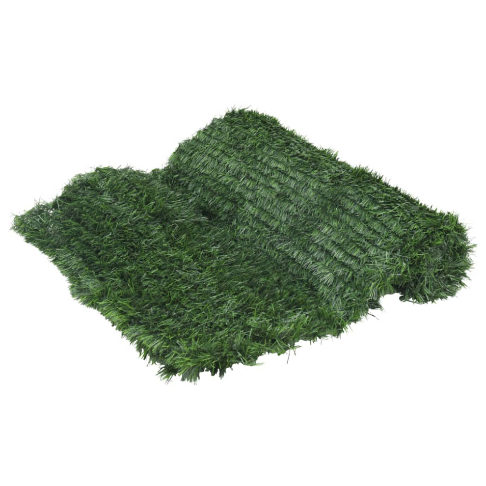 vidaXL Artificial Grass Fence Wall Panel Privacy Fence Screen Green 1x10 m