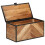 VidaXL vidaXL Storage Box Blanket Box Storage Bench Toy Box Solid Wood Acacia & Iron 2