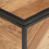 VidaXL vidaXL Storage Box Blanket Box Storage Bench Toy Box Solid Wood Acacia & Iron 8