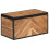 VidaXL vidaXL Storage Box Blanket Box Storage Bench Toy Box Solid Wood Acacia & Iron 11