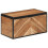 VidaXL vidaXL Storage Box Blanket Box Storage Bench Toy Box Solid Wood Acacia & Iron 1