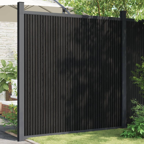 VidaXL vidaXL Zaunelement Grau 173x186 cm WPC 2