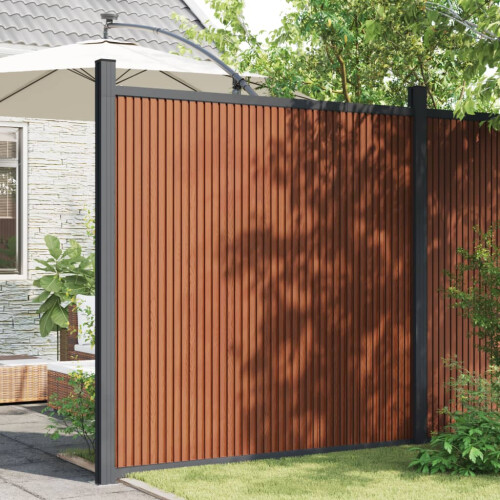 VidaXL vidaXL Zaunelement Braun 173x186 cm WPC 2
