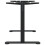 VidaXL vidaXL Standing Desk Frame Height Adjustable Table Workstation Black Steel 6