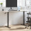 VidaXL vidaXL Standing Desk Frame Height Adjustable Table Workstation Black Steel 3