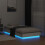VidaXL vidaXL Bed Frame with LED Lights Home Bed Base White 75x190 cm Small Single 5