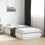 VidaXL vidaXL Bed Frame Bedroom Bed Base Bedstead White 90x200 cm Engineered Wood 3