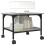 VidaXL vidaXL Printer Stand 2-Tier Office Printer Table Grey Sonoma Engineered Wood 5