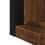 VidaXL vidaXL Bathroom Mirror with Shelf Bath Wall Mirror Smoked Oak Engineered Wood 7