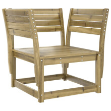 vidaXL Garden Chair Outdoor Dining Chair Balcony Chair Impregnated Wood Pine