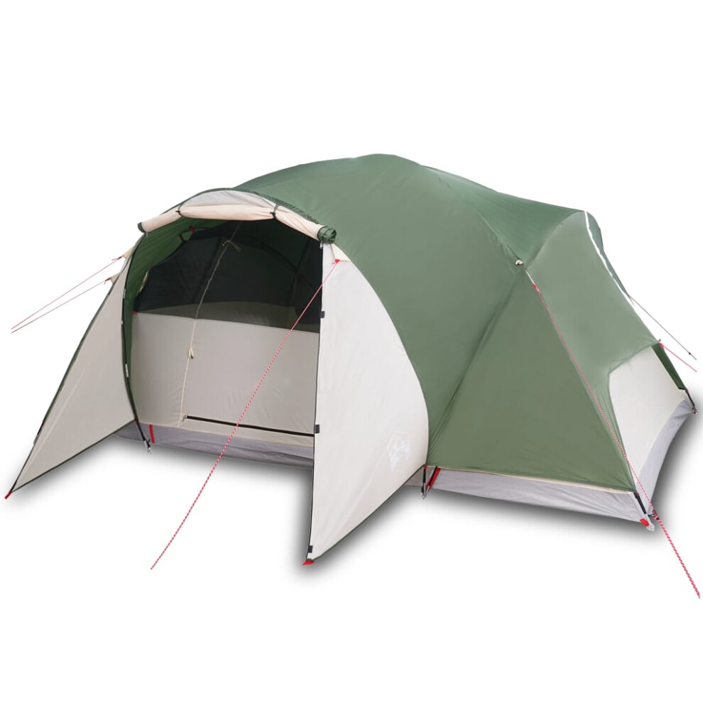 vidaXL Camping Tent 8 Persons Dome Tent Lightweight Tent Green 190T Taffeta