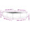 VidaXL vidaXL Bed Frame Bed Base Bedstead Black 150x200 cm King Size Engineered Wood 9