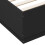 VidaXL vidaXL Bed Frame Bed Base Bedstead Black 150x200 cm King Size Engineered Wood 7