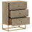 VidaXL vidaXL Kommode 55x30x76 cm Massivholz Mango und Eisen 2