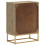 VidaXL vidaXL Kommode 55x30x76 cm Massivholz Mango und Eisen 5