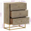 VidaXL vidaXL Kommode 55x30x76 cm Massivholz Mango und Eisen 9