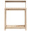 VidaXL vidaXL Potting Table with Shelves Potting Bench Plant Table Solid Wood Pine 5