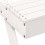 VidaXL vidaXL Picnic Table Outdoor Dining Table Garden Table White Solid Wood Pine 7