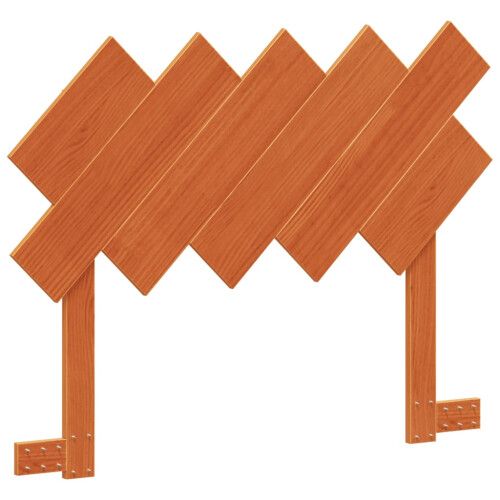 VidaXL vidaXL Headboard Bed Header Bed Headboard Wax Brown 100 cm Solid Wood Pine