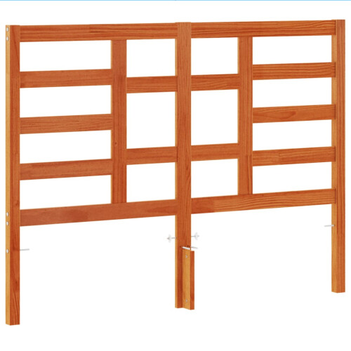 VidaXL vidaXL Headboard Bed Header Bed Headboard Wax Brown 135 cm Solid Wood Pine
