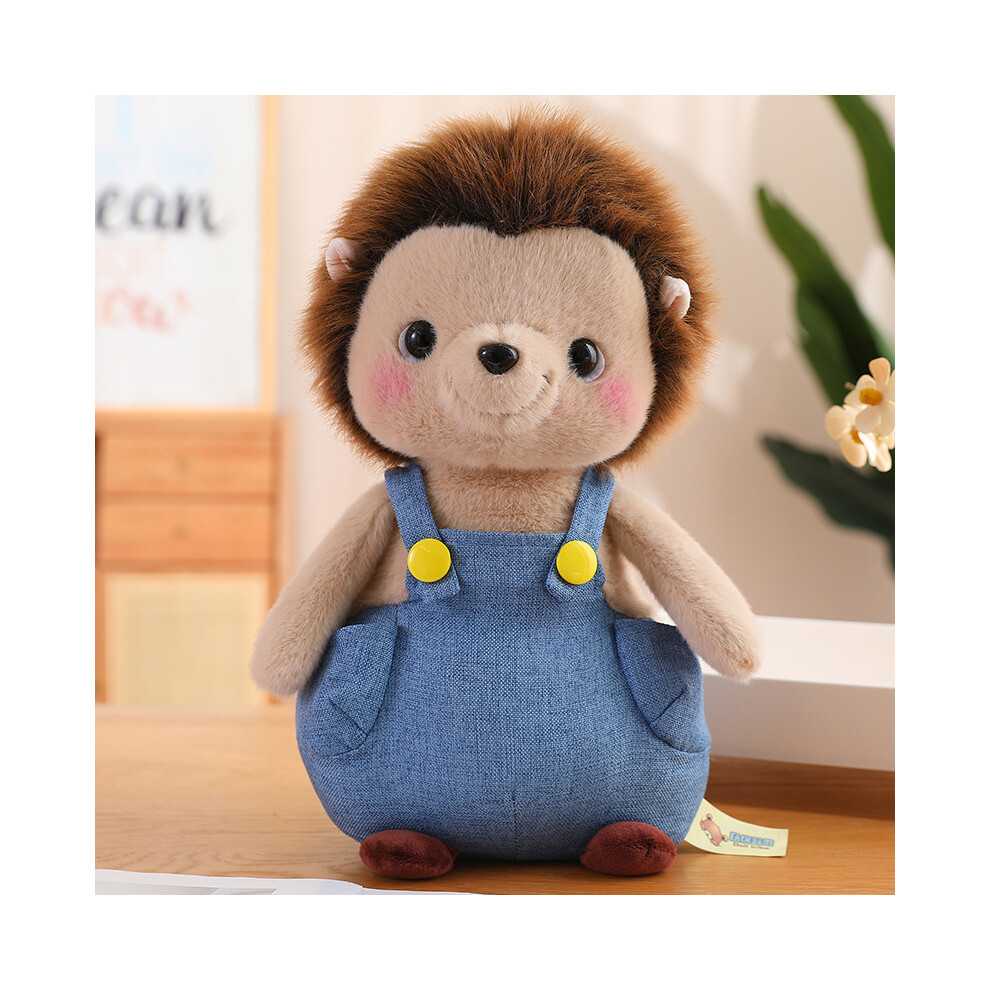 (Blue, 25cm/9.84in) Soft Tribe Hedgehog Plush Toy Pp Cotton Filling Doll Fashion Childrens Toys