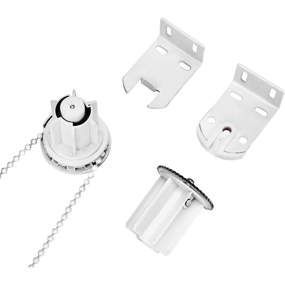 Roller Blind Repair Kit, Complete With 25mm Roller Blind Mechanism, Blind Chain And Metal Bracket, Metal Core Clutch, Long Life, Heavy Duty