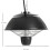 Electric Compact Heater Ceiling Hanging Carbon Fibre Halogen Light 3