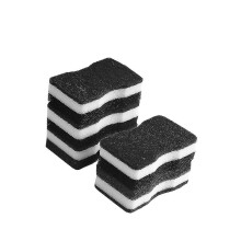 10pcs Double Side Dishwashing Sponge Kitchen Scouring Pad Sponge Scrubber Cleaning Pad (slim Waist) 11x7x3.5cm