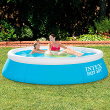 6ft x 20in Easy Set Swimming Pool #28101, Blue