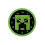 Minecraft Minecraft Creeper Green and Black Wall Clock MIN3018 1