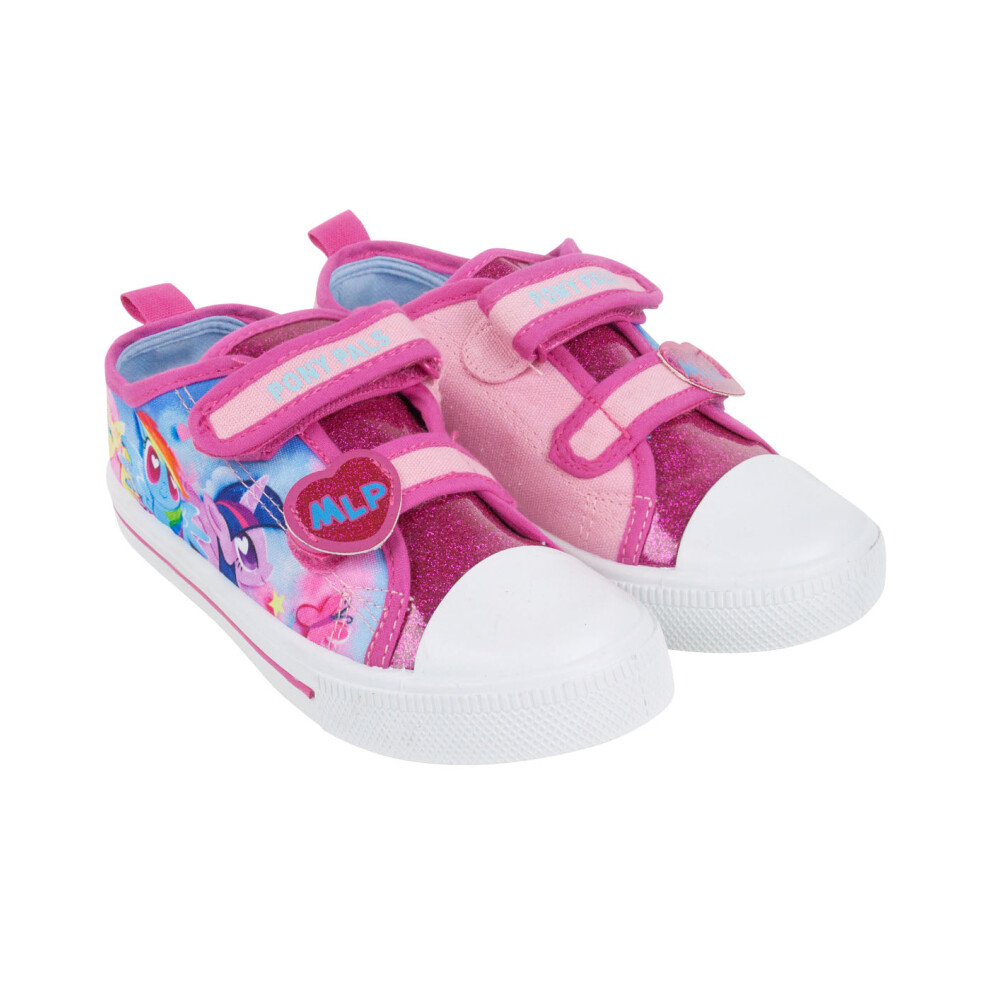 (6 UK) My Little Pony Velcro Trainers (Girls Pink)