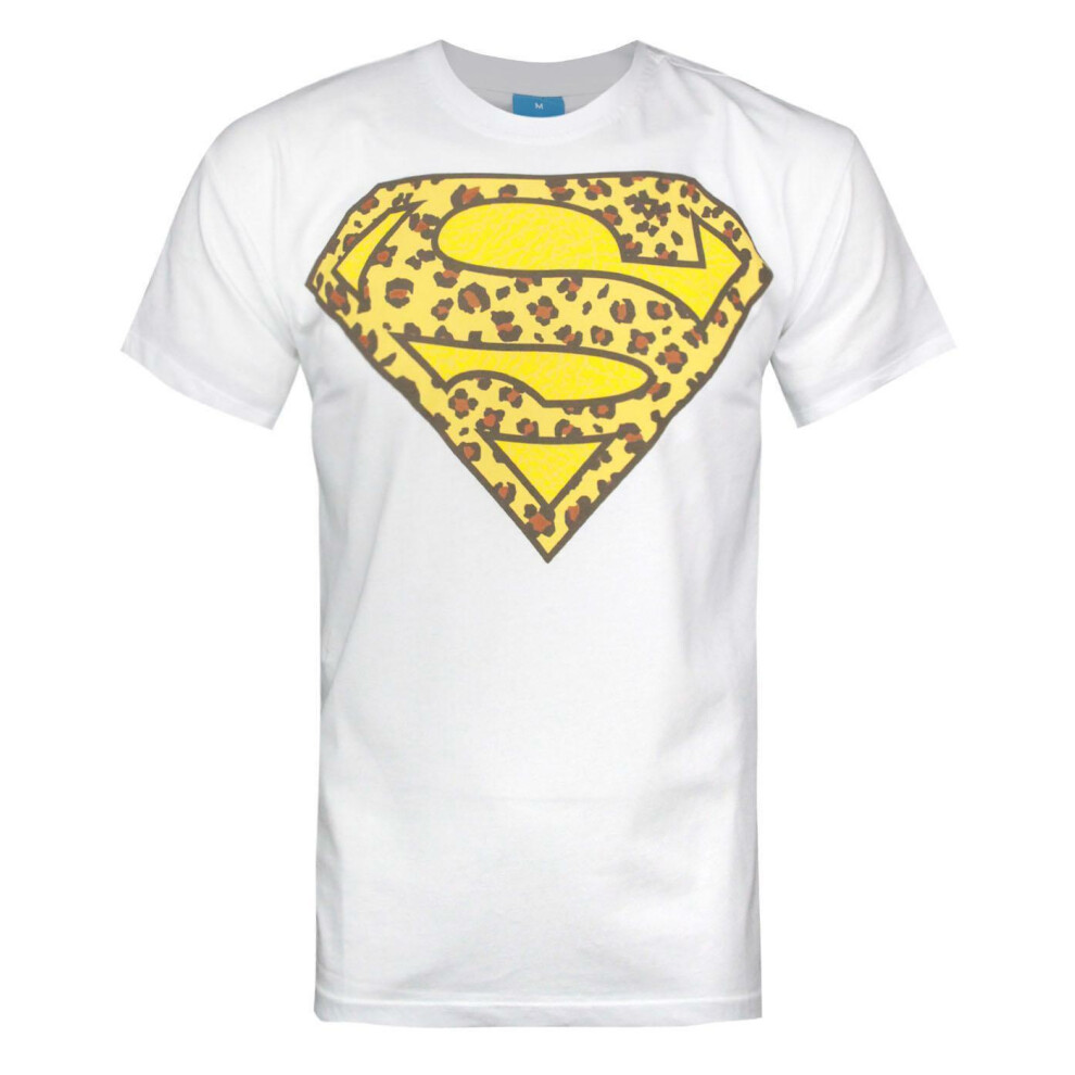 (Small) DC Comics Short Sleeved T-Shirt (Mens White)