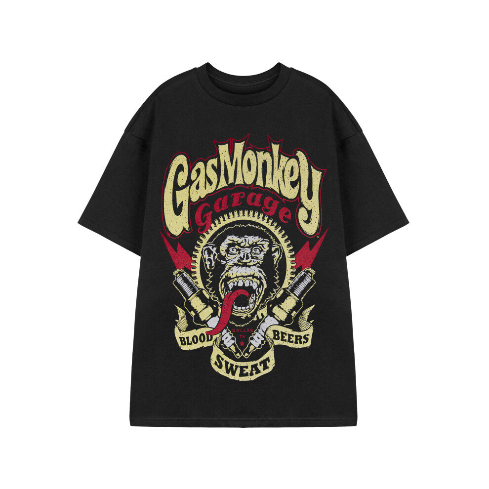 Gas Monkey Garage Men's Black Short Sleeved T-Shirt ( )