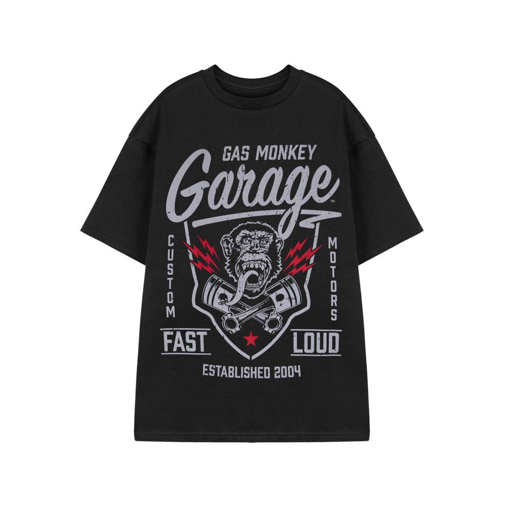 Gas Monkey Garage Men's Black Short Sleeved T-Shirt ( )