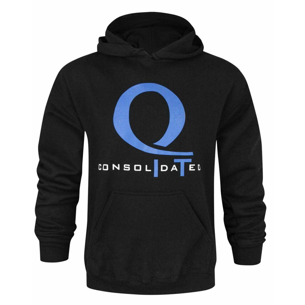 DC Comics Hoodie (Mens Black)