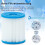 Pool Filters Bestway Filter Size 1 Replacement Easy Filter Cartridge 1