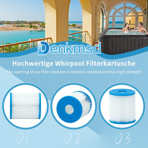 Pool Filters Bestway Filter Size 1 Replacement Easy Filter Cartridge 2