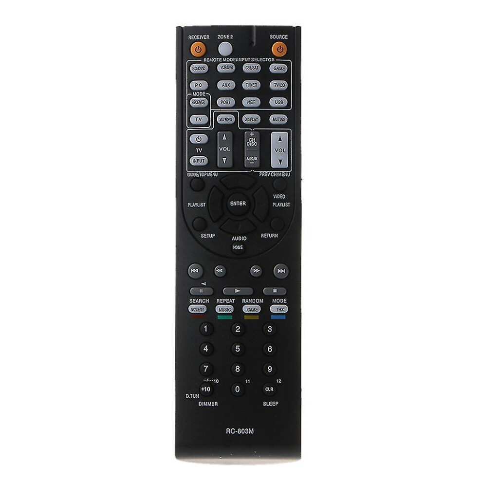 Tv Remote Control Replacement Compatible With Onkyo Rc-803M Media Player Accessory 9171363349196