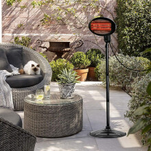 Standing Electric Patio Heater 3 Heating Modes Indoor Outdoor Garden