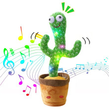 (Talking Cactus Toy Dancing Cactus Repeats What You Say Electronic Dancing Cactus With Lighting Recording Mimicking Cactu) Talking Cactus Toy Dancing Cactus Repeats What You Say Electronic Dancing Cactus With Lighting Recording Mimicking Cactus Toy E